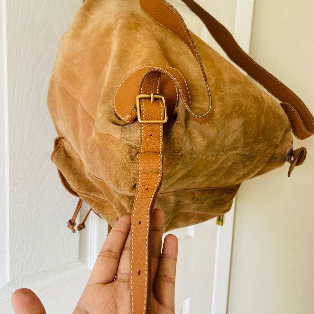 Gucci Suede Leather Caramel Backpack - Picture 4 of 12